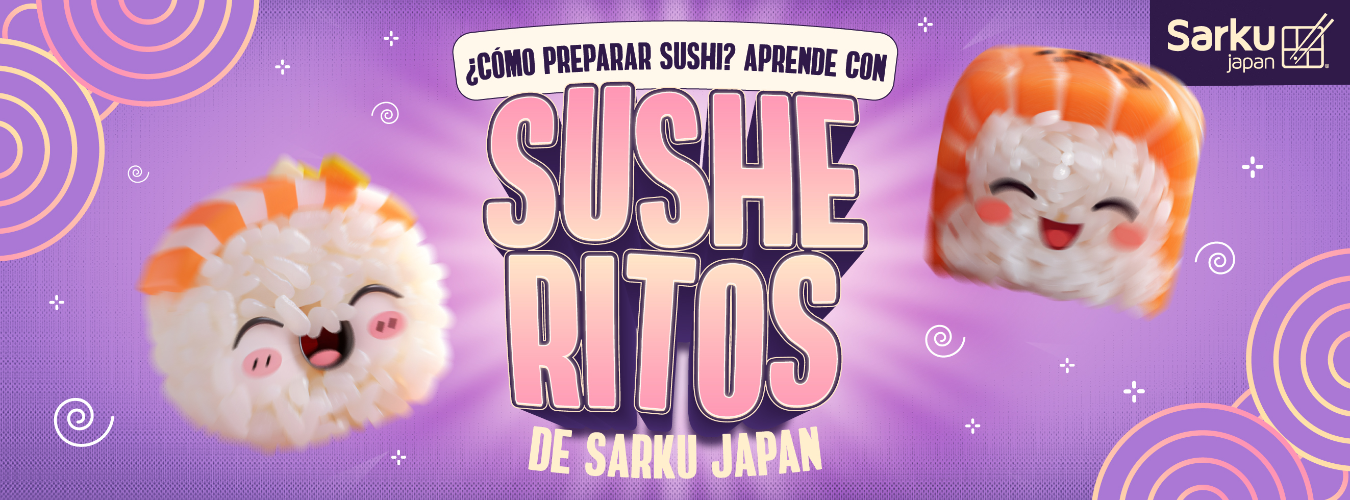 ¿Cómo preparar sushi? Aprende con ‘Susheritos’ de Sarku Japan